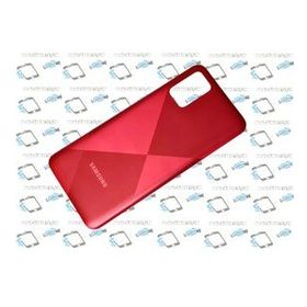 Mor Aksesuar Samsung Galaxy A02s Kasa Kırmızı Arka Pil Batarya Kapağı