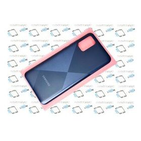 Mor Aksesuar Samsung Galaxy A02s Mavi Kasa Arka Pil Batarya Kapağı