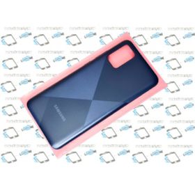 Mor Aksesuar Samsung Galaxy A02s Mavi Kasa Arka Pil Batarya Kapağı