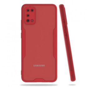 Mor Aksesuar Samsung Galaxy A02S Platin Tam Koruma Şık Silikon Kapak Kılıf