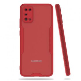 Mor Aksesuar Samsung Galaxy A02S Platin Tam Koruma Şık Silikon Kapak Kılıf