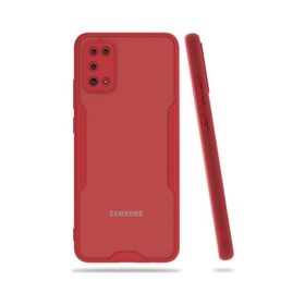 Mor Aksesuar Samsung Galaxy A02S Platin Tam Koruma Şık Silikon Kapak Kılıf