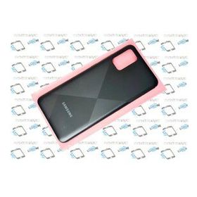 Mor Aksesuar Samsung Galaxy A02s Siyah Kasa Arka Pil Batarya Kapağı
