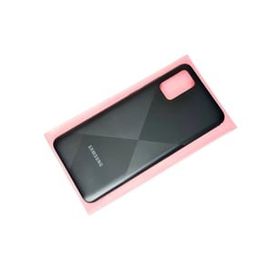 Mor Aksesuar Samsung Galaxy A02s Siyah Kasa Arka Pil Batarya Kapağı