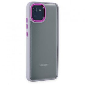 Mor Aksesuar Samsung Galaxy A03 Dora Kapak Lila Kılıf