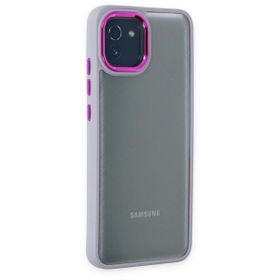 Mor Aksesuar Samsung Galaxy A03 Dora Kapak Lila Kılıf
