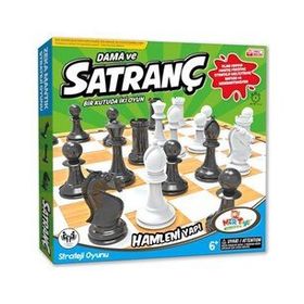 Mor Toys Ahşap Satranç ve Dama