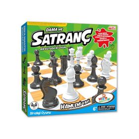 Mor Toys Ahşap Satranç ve Dama