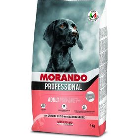 Morando 4 kg Somon ve Pirinç 7+ Yaş Yetişkin Köpek Maması