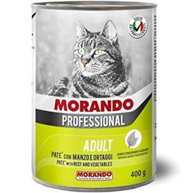 Morando 400 gr Biftekli ve Sebzeli Yetişkin Kedi Konservesi