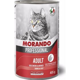 Morando 405 gr Biftek Parçacikli Yetişkin Kedi Mamasi