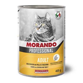 Morando Professional Tavuklu ve Hindili 405 gr Yetişkin Kedi Konservesi