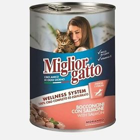 Morando Somon Parçacıklı 100 gr Konsever Kedi Maması