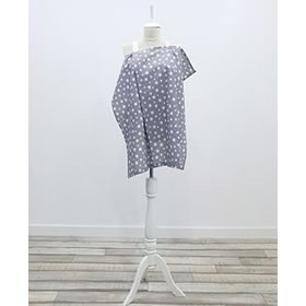 Mordesign Gri Stars Emzirme Önlüğü
