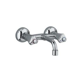 More Home Sms Duvardan Sabit Borulu Krom Lavabo Bataryası