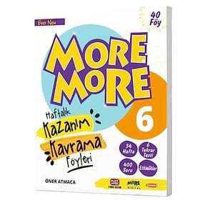 More More 6.Sınıf İngilizce Haftalık Kazanım Kavrama Föyleri
