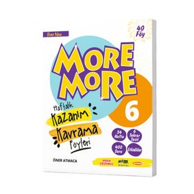 More More 6.Sınıf İngilizce Haftalık Kazanım Kavrama Föyleri