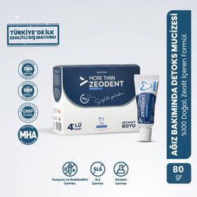 More Than Zeodent 80 gr Seyahat Boy 4'lü Diş Macunu