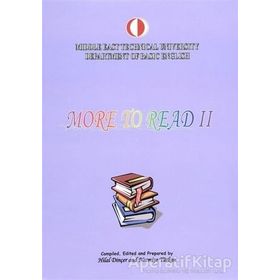More To Read 2 ODTÜ Geliştirme Vakfı Yayıncılık