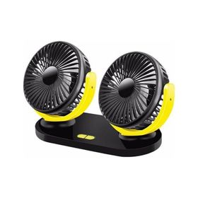 More TR Ally Çift Başlıklı 12 V 24 V Araç Fanı Oto Fan Vantilatör