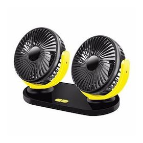 More TR Ally Çift Başlıklı 12 V 24 V Araç Fanı Oto Fan Vantilatör