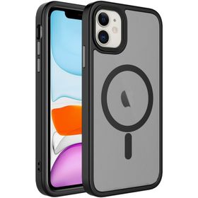 More TR Apple iPhone 11 Mat Arka Yüzey Wireless Şarj Özellikli Zore Flet Magsafe Kapak Kılıf