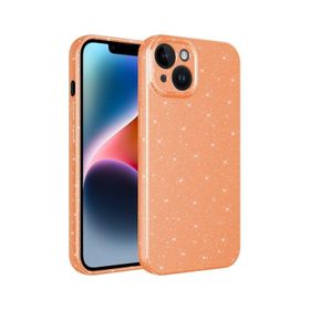 More TR Apple iPhone 13 Kılıf Kamera Korumalı Simli Lüks Zore Koton Kapak