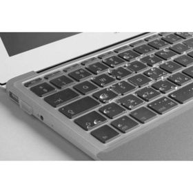 More TR Apple Macbook 13.3" Air 2020 A2337 Zore Klavye Koruyucu Şeffaf Silikon Ped