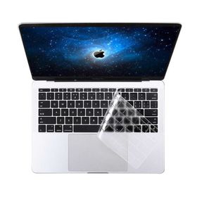 More TR Apple Macbook 13.3" Air 2020 A2337 Zore Klavye Koruyucu Şeffaf Silikon Ped