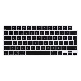 More TR Apple Macbook 13.6 Air 2022 M2 A2681 Zore Klavye Koruyucu Silikon Ped