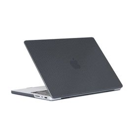 More TR Apple Macbook 16.2" 2021 A2485 Zore MSoft Carbon Fiber Tasarımlı Kapak