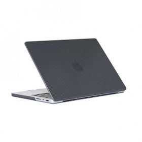 More TR Apple Macbook 16.2" 2021 A2485 Zore MSoft Carbon Fiber Tasarımlı Kapak