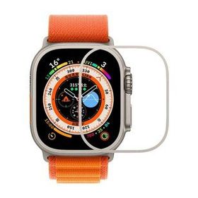 More TR Apple Watch Ultra 49 mm Zore Metal Kasa Koruyucu Saat Çerçevesi