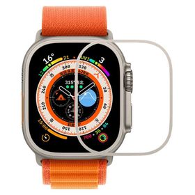 More TR Apple Watch Ultra 49 mm Zore Metal Kasa Koruyucu Saat Çerçevesi