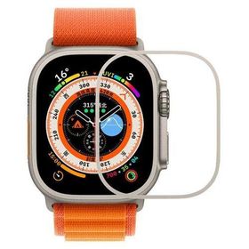 More TR Apple Watch Ultra 49 mm Zore Metal Kasa Koruyucu Saat Çerçevesi