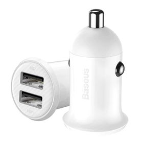 More TR Baseus Grain Pro Dual Usb 4.8A Max Çıkışlı Hızlı Araç Şarj Başlık