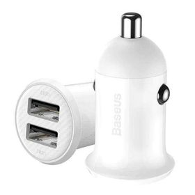 More TR Baseus Grain Pro Dual Usb 4.8A Max Çıkışlı Hızlı Araç Şarj Başlık