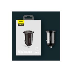 More TR Baseus Grain Pro Dual Usb 4.8A Max Çıkışlı Hızlı Araç Şarj Başlık