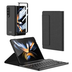 More TR Galaxy Z Fold 3 Standlı Bluetooth Klavyeli Zore Kıpta Keyboard Set Kılıf