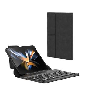 More TR Galaxy Z Fold 3 Standlı Klavyeli Kalem Bölmeli Zore Kıpta Klavyeli Kılıf