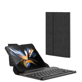 More TR Galaxy Z Fold 3 Standlı Klavyeli Kalem Bölmeli Zore Kıpta Klavyeli Kılıf