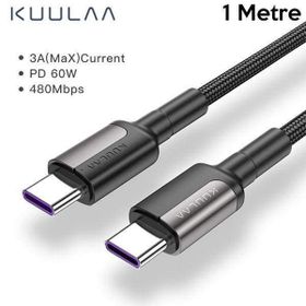 More TR Kuulaa Type C Type-C PD 60 W QC 4.0 1 mt Hızlı Şarj ve Data Kablosu