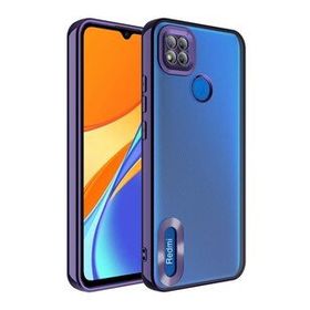 More TR Xiaomi Redmi 10A Kamera Korumalı Logo Gösteren Zore Omega Kapak Kılıf