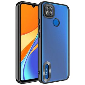 More TR Xiaomi Redmi 10A Kamera Korumalı Logo Gösteren Zore Omega Kapak Kılıf