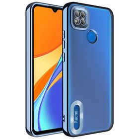More TR Xiaomi Redmi 10A Kamera Korumalı Logo Gösteren Zore Omega Kapak Kılıf