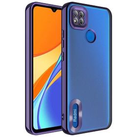 More TR Xiaomi Redmi 10A Kamera Korumalı Logo Gösteren Zore Omega Kapak Kılıf