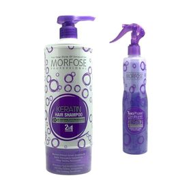 Morfose 1000 ml 2'si 1 Arada Keratin Şampuan + 400 ml Keratin Fön Suyu