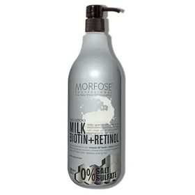 Morfose 1000 ml Saç Dökülmesi Karşıtı Sülfatsız Milk Biotin Retinol İçerikli Tuzsuz Şampuan