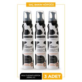 Morfose 200 ml 3 Adet Milk Therapy Saç Köpüğü