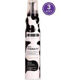 Morfose 200 ml 3 Adet Milk Therapy Saç Köpüğü